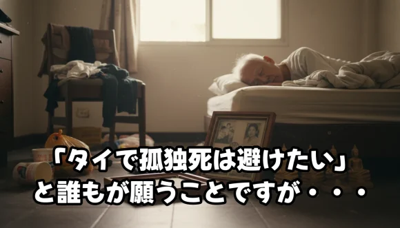 「タイで孤独死は避けたい」と誰もが願うことですが・・・