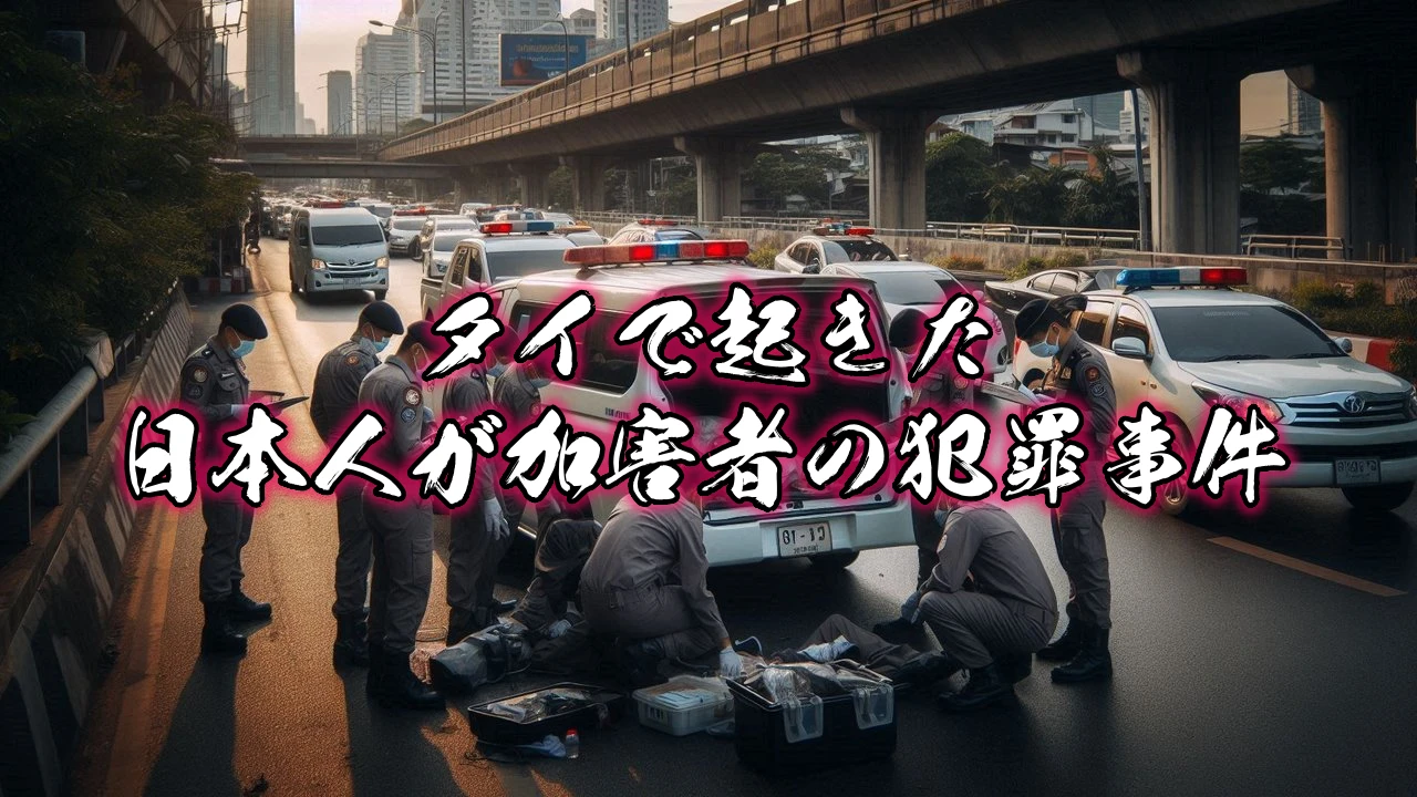 タイで起きた日本人が加害者の犯罪事件