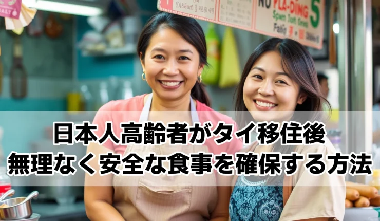 日本人高齢者（特に男性）でもタイ移住後、無理なく安全な食事を確保する方法