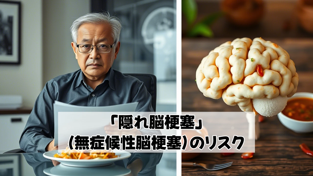 タイの食事と「隠れ脳梗塞」（無症候性脳梗塞）のリスクと関連性について