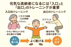 元気な高齢者になるための「入口と出口のトレーニング」：心に響く実例集