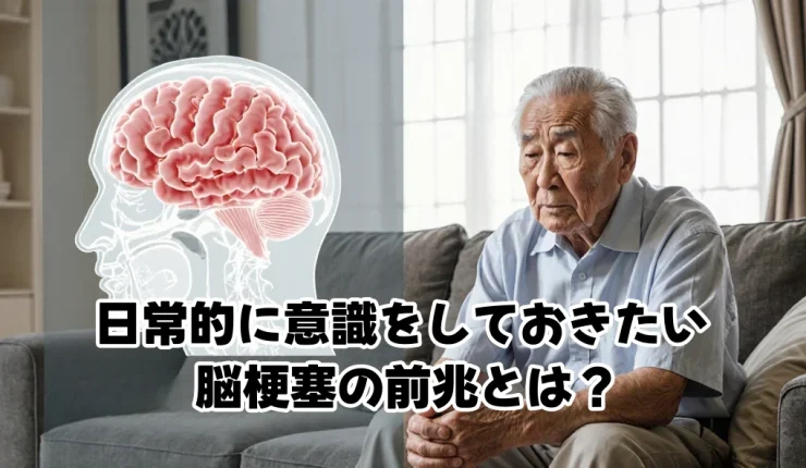 日常的に意識をしておきたい脳梗塞の前兆とは?