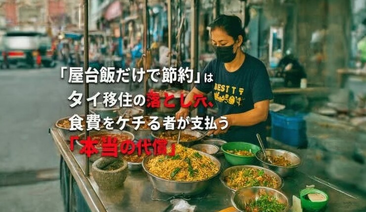 「屋台飯だけで節約」は緩やかな自殺行為。タイ移住の落とし穴、食費をケチる者が支払う「本当の代償」