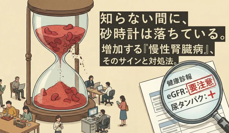 知らない間に悪化する「慢性腎臓病」が増加、見つけ方や対処法は?