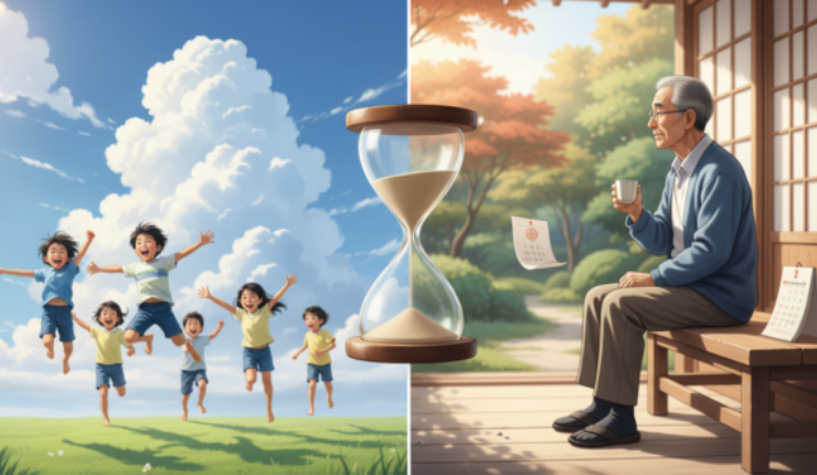 年を取るほど時間が早い理由 ウェーバーの法則で解説