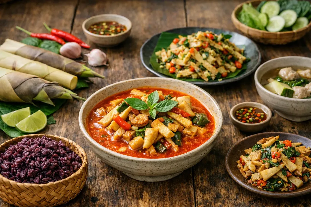 タイのタケノコ料理──香りと食感がひらく、静かな食卓の風景