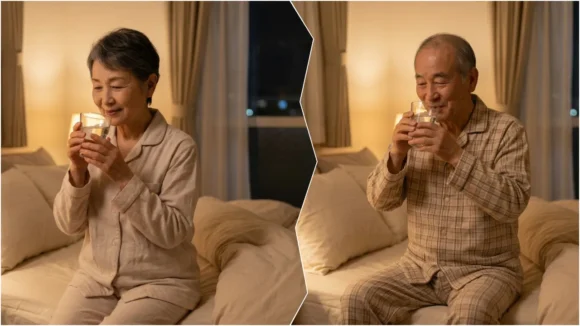 高齢者は寝る前に水を飲んだほうがいい？飲まないほうがいい？